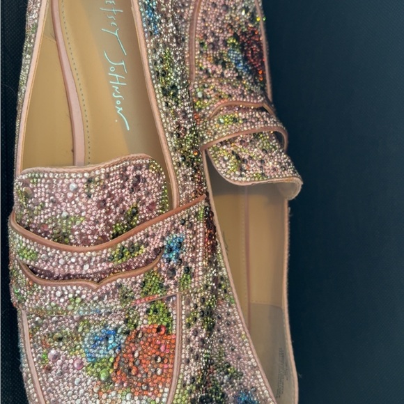 Betsey Johnson Multicolor Beaded Loafers - Picture 4 of 5